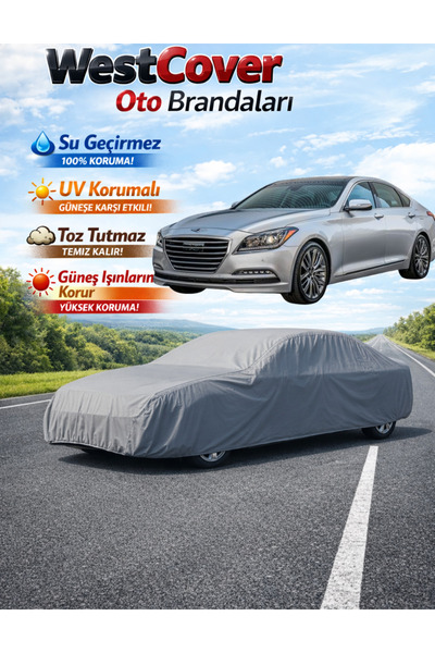 WestCover غطاء سيارة متوافق مع هيونداي جينيسيس سيدان، خيمة مقاومة للماء، غطاء...