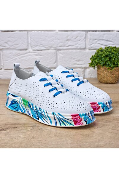 Matstar Women's Genuine Leather Casual & Comfort Platform Shoes, 595002