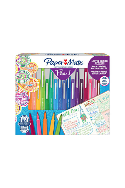 Paper-Mate Papermate Flair Fiber Tip Pen Set 20 Colors