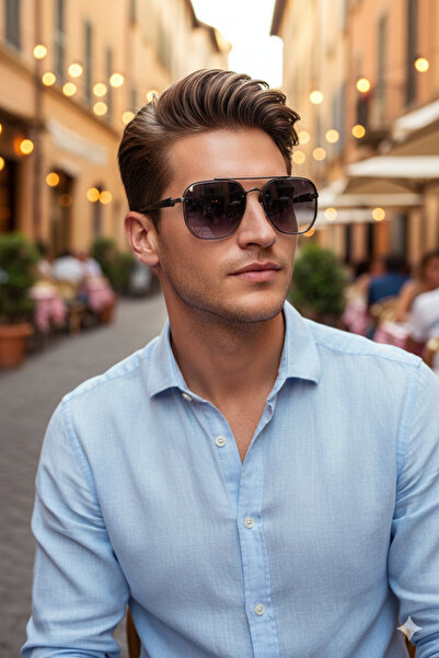 ESRADA Agnes 63018 Green Glass 54-17-139 Men's Sunglasses