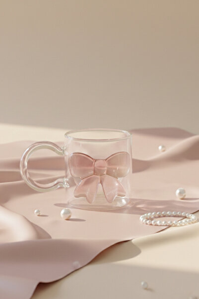 Sevinse Home Roselle Bow Glass Mug