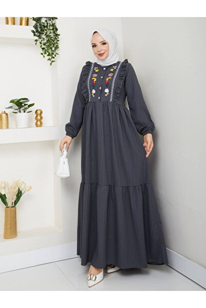NevaMar Embroidered Plus Size Dress