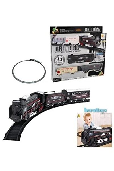 şimşek plastik TL05 13 PARÇA IŞIKLI KLASİK TREN- ŞİM