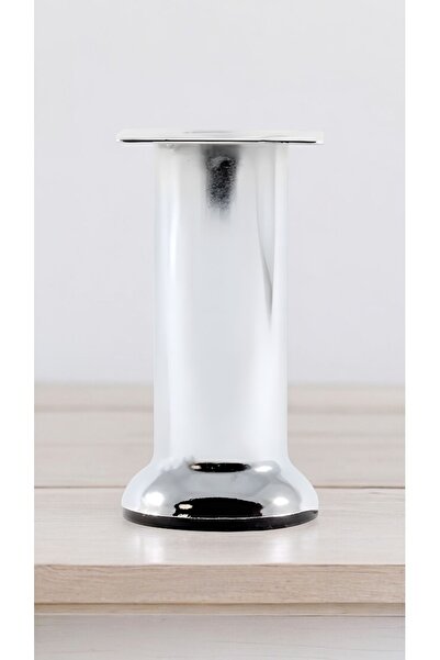 Mikasso 4 Adet 8 Cm Metal Kanepe Baza Ayak Dolap Robot Süpürge Koltuk Ayağı K...