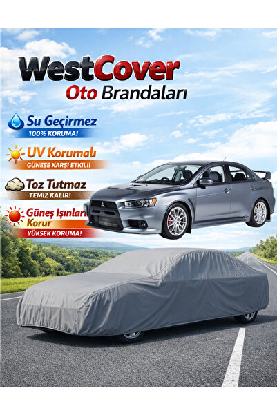 WestCover غطاء سيارة متوافق مع ميتسوبيشي لانسر (2007-2017)، خيمة مقاومة للماء...