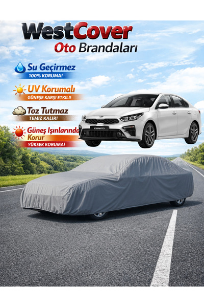 WestCover غطاء سيارة متوافق مع كيا سيراتو سيدان، خيمة مقاومة للماء، غطاء سيارة