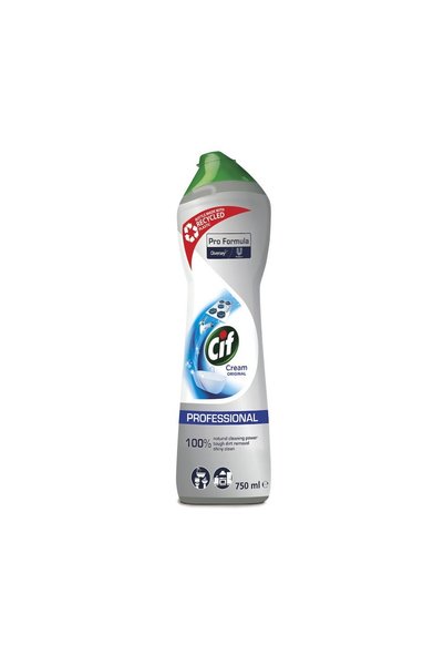 Cif Professional Cream – Crema de Curatare Non-Abraziva, 0.75 L