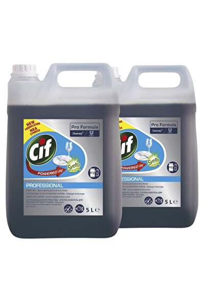 Crocodileskids CIF Professional Rinse Aid Pack – Dishwasher Rinse Agent 2×5 L