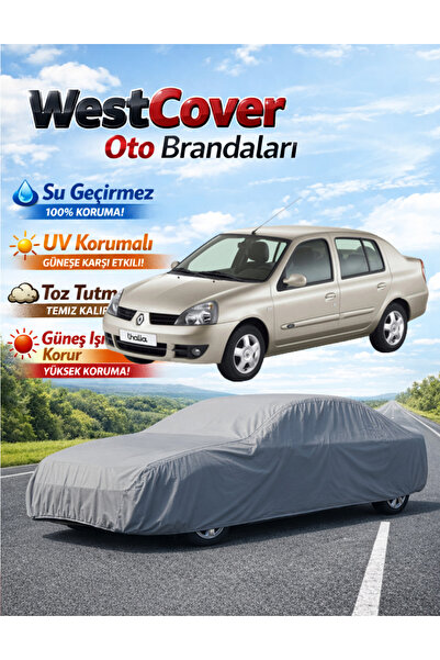 WestCover غطاء سيارة متوافق مع رينو كليو سيمبول سيدان، خيمة مقاومة للماء، غطا...