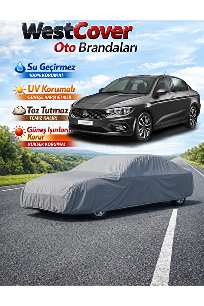WestCover غطاء سيارة متوافق مع فيات إيجيا سيدان، خيمة مقاومة للماء، غطاء سيارة