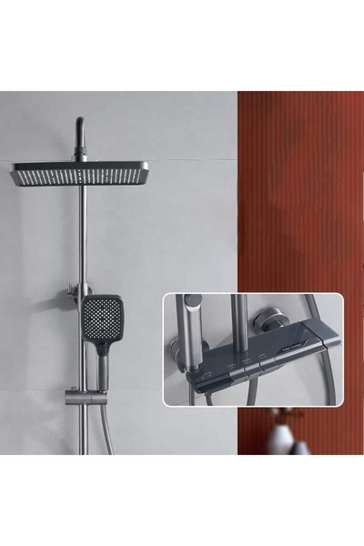 INEO SMART HOME Multifunctional rain shower set with thermostat – IN241