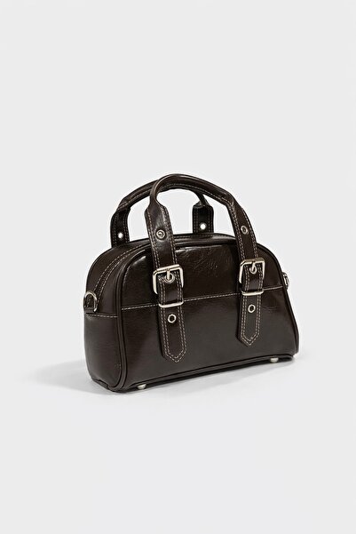 Çantacımstore Women's Mini Retro Belt Bag Brown
