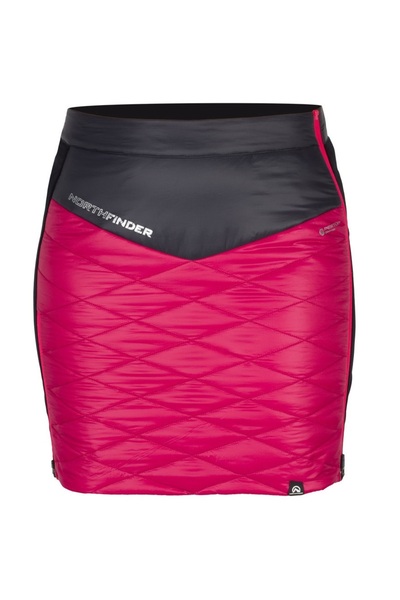NORTHFINDER Fusta dama Podkova-Negru/Roz-XS