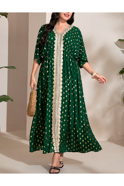 Evendi Long dress, Green
