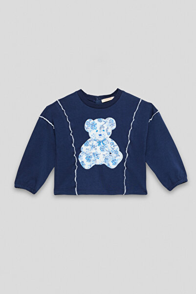 GB Baby Baby Girl Navy Blue Sweatshirt