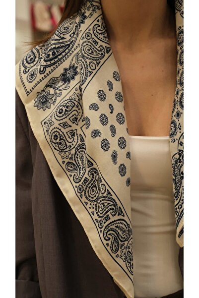 Jerie Twin Ethnic Pattern Scarf 70X70Cm