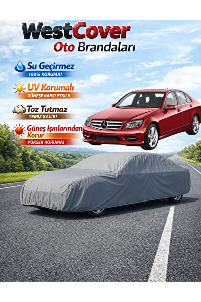 WestCover غطاء سيارة مرسيدس بنز C-180 (2007-2011) متوافق مع السيارة، خيمة مقا...