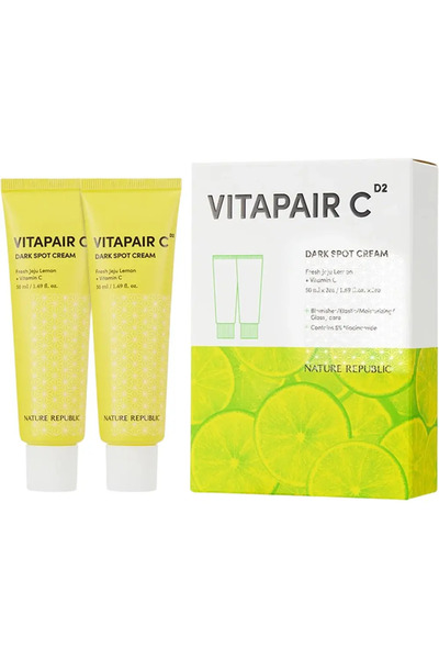 Nature Republic Vitapair C Dark Spot Face Cream Twin Pack Set 50 +50ml
