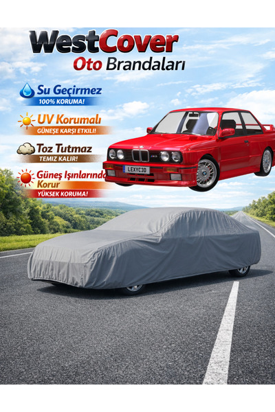 WestCover غطاء سيارة متوافق مع BMW 3 Series E30، خيمة مقاومة للماء، غطاء سيارة