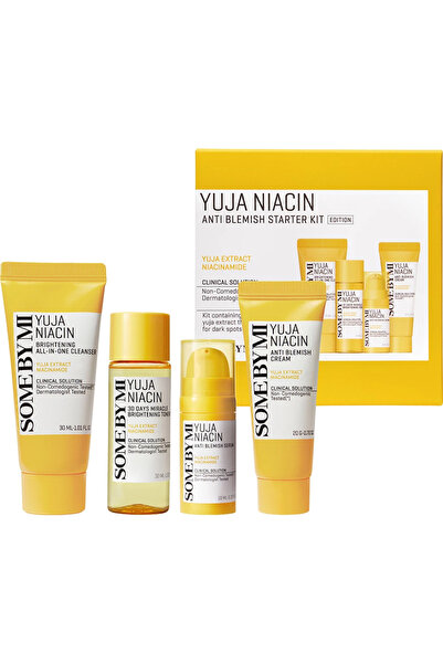 Some By Mi Yuja Anti Blemish Starter Kit Set pentru uniformizarea nuantei ten...