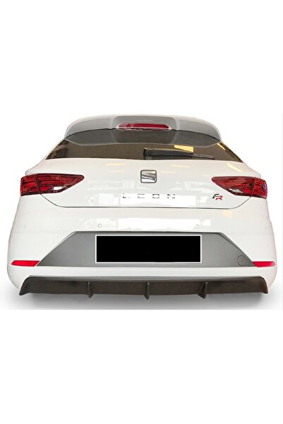 Tuning Vadisi Seat Leon Mk3.5 Difüzör FR Uyumlu 2017-2020 Çıkışsız Parlak Siyah