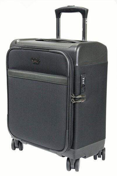 ÇÇS 71446 Polyester Kumaş, Kabin Boy Pilot Valiz, Evrak Seyahat Çantası