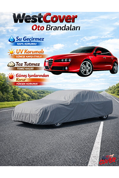 WestCover غطاء سيارة ألفا روميو 159 متوافق، خيمة مقاومة للماء، غطاء سيارة