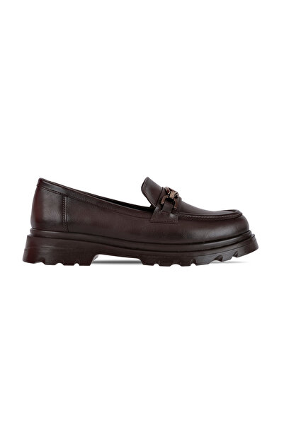 MY DERİ Pantofi Caly pentru femei cu cataramă loafers 4345
