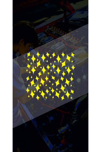 sticker Mixed Starry 25X25Cm Pattern Coating Car-Auto-Motorcycle-Helmet Holog...