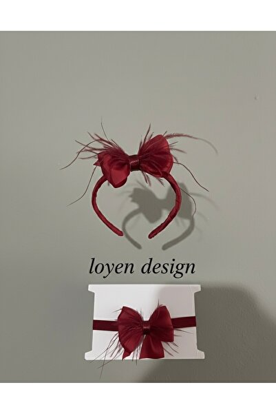 Loyen Design Anne Fiyonk Tüylü Taç & Bebek Bandanası Seti – Lohusa Anne Bebek...