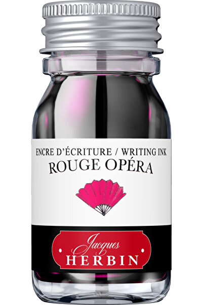 Jacques Herbin Sticlă de cerneală 10ml Rouge Opera