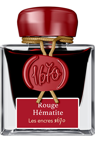 Jacques Herbin Sticlă de cerneală 50ml Rouge Hematite