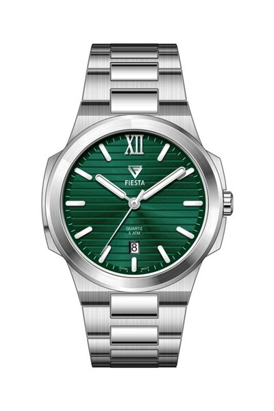 Fiesta F-2712 Çelik Kordonlu Erkek Kol Saati