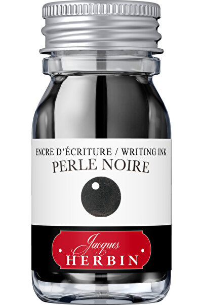 Jacques Herbin Sticlă de cerneală 10ml Perle Noir