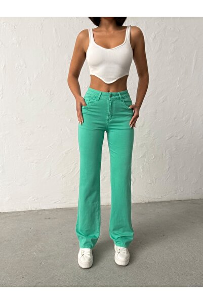 ADAMODA.RO Simple straight elastic jeans