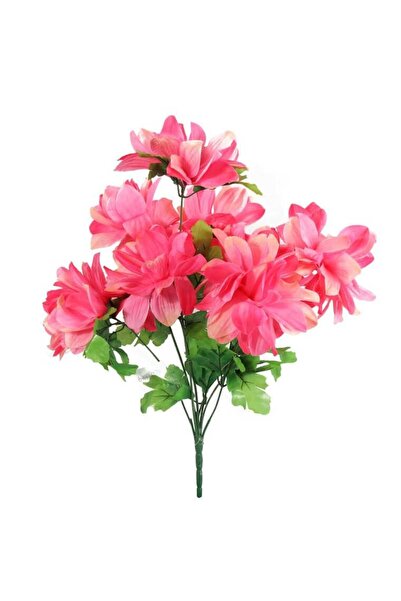Goliat Dekoracyjny Bukiet Sztucznych Dalii w Kolorze Różowym - 7 Szuk, 60 cm