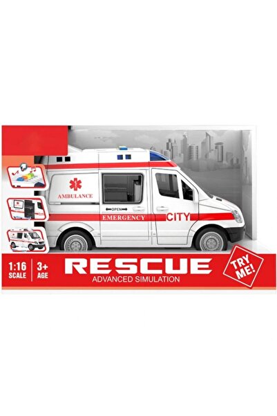 Pasifik Toys Wy590E Light and Sound Ambulance -Psf