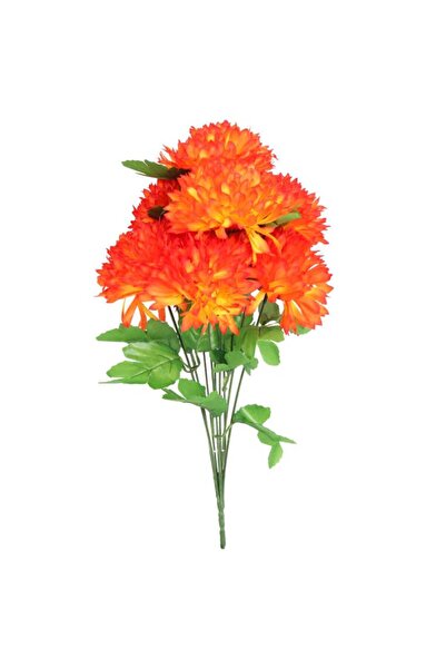 Goliat Bukiet 9 chryzantem strzępiastych w kolorze pomarańczowym