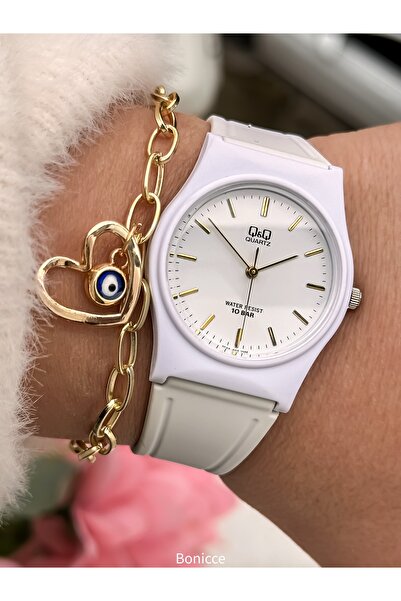 Q&Q White Silicone Cord, 10 Bar Water Resistant (Suitable for Pool, Sea Use) ...