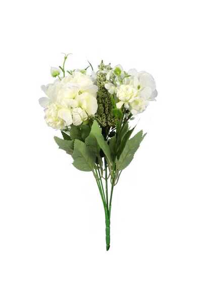 Goliat Elegancki bukiet z sztucznej hortensji i kwiatów mieszanych - kolor kr...