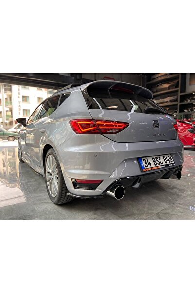 Tuning Vadisi Seat Leon Mk3 Aero Tampon Flapları Sağ Sol Köşe Flap Piano blac...