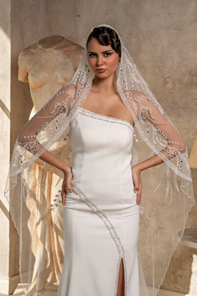 Gelinlik Duvağı Ve Nikah Duvağı 230 Cm,Özel Gelin Duvağı