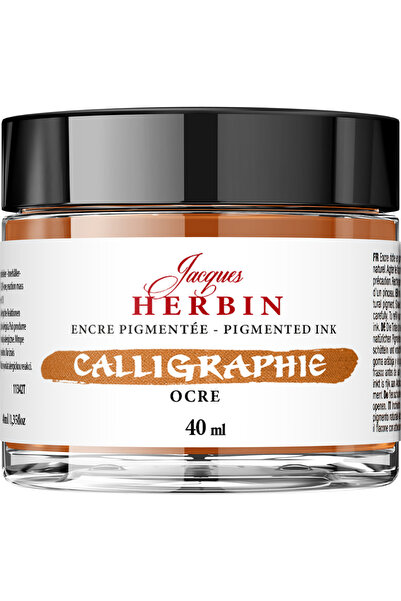 Jacques Herbin Sticlă de cerneală 40ml Ocru pigmentat