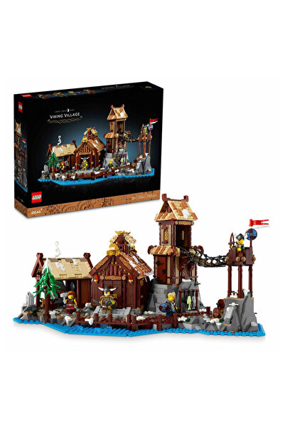LEGO Ideas Viking Village 21343 Display Set - 2103 Pcs with Authentic Details...