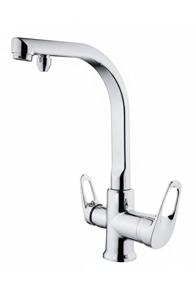 AVRASYA ARMATÜR 3 Yollu (Arıtma Çıkışlı) Minimal Mutfak Bataryası