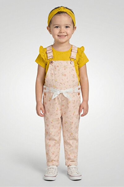 NANETTE LEPORE Toddlers Girl 2Pcs Top And Jumper With Headband Set, Multicolor