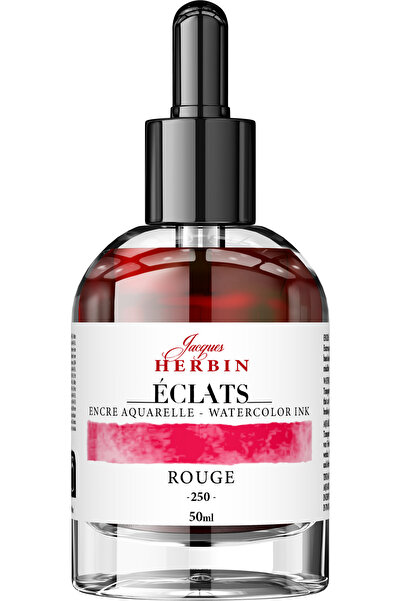 Jacques Herbin Sticlă de cerneală 50ml Rouge