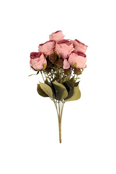 Goliat BUKIET 9 RÓŻ Z DODATKAMI 40 CM KOLOR RÓŻOWY