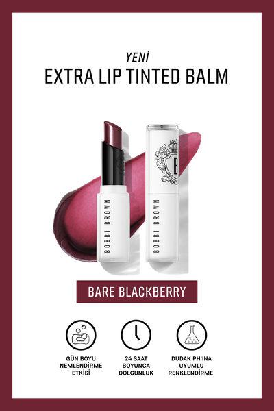 BOBBI BROWN Extra Lip Tinted Balm Nemlendirici Renkli Dudak Balmı - Bare Blac...