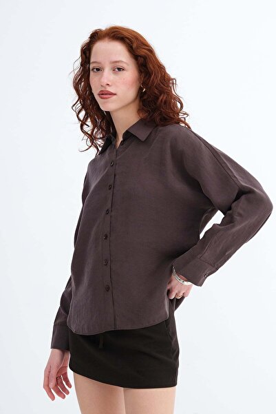 Addax Long Sleeve Modal Shirt G8407